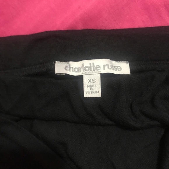 Black High-Low Skirt - Picture 4 of 4